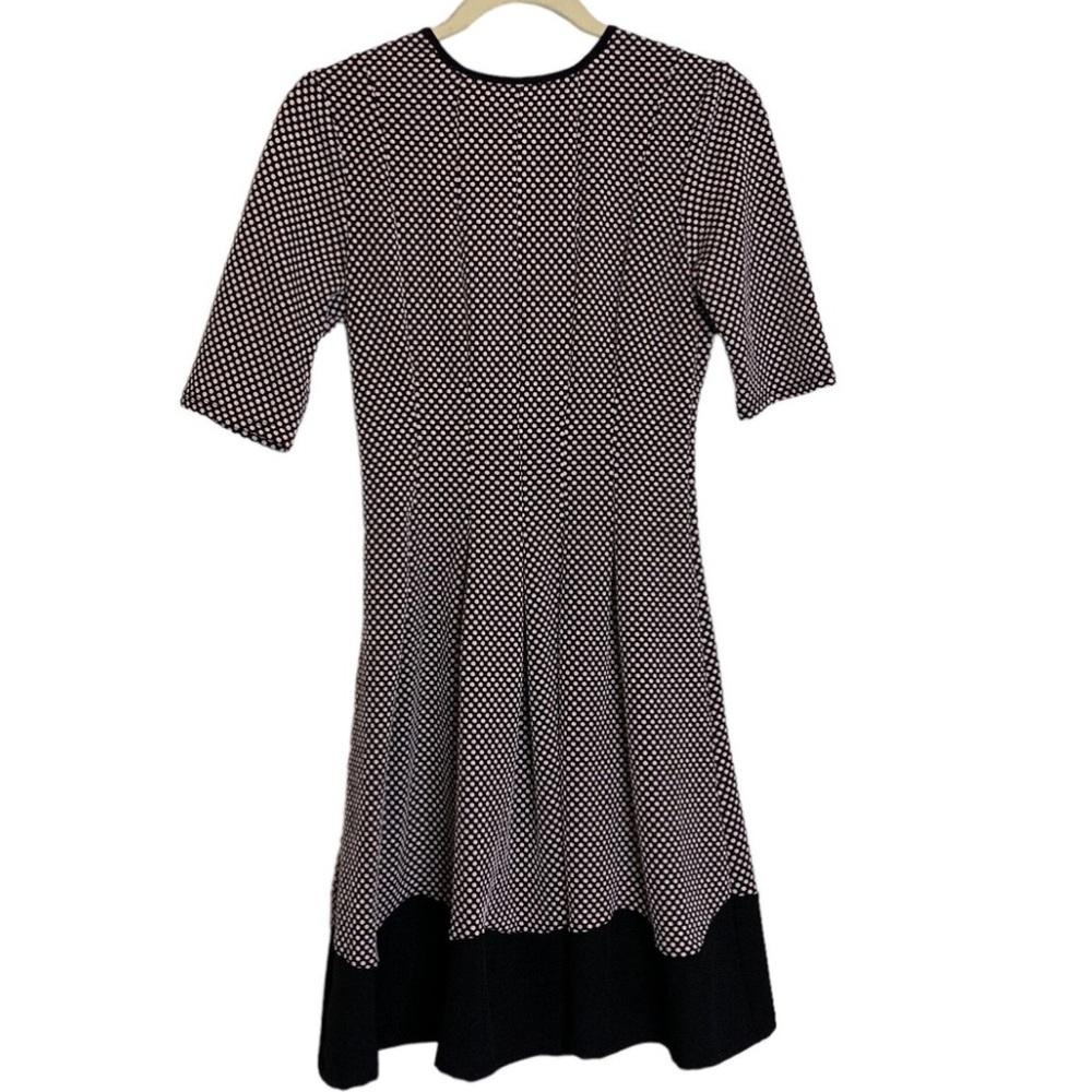 Danny & Nicole Black and White‎ Fit and Flare Polka Dot Dress Size 10
